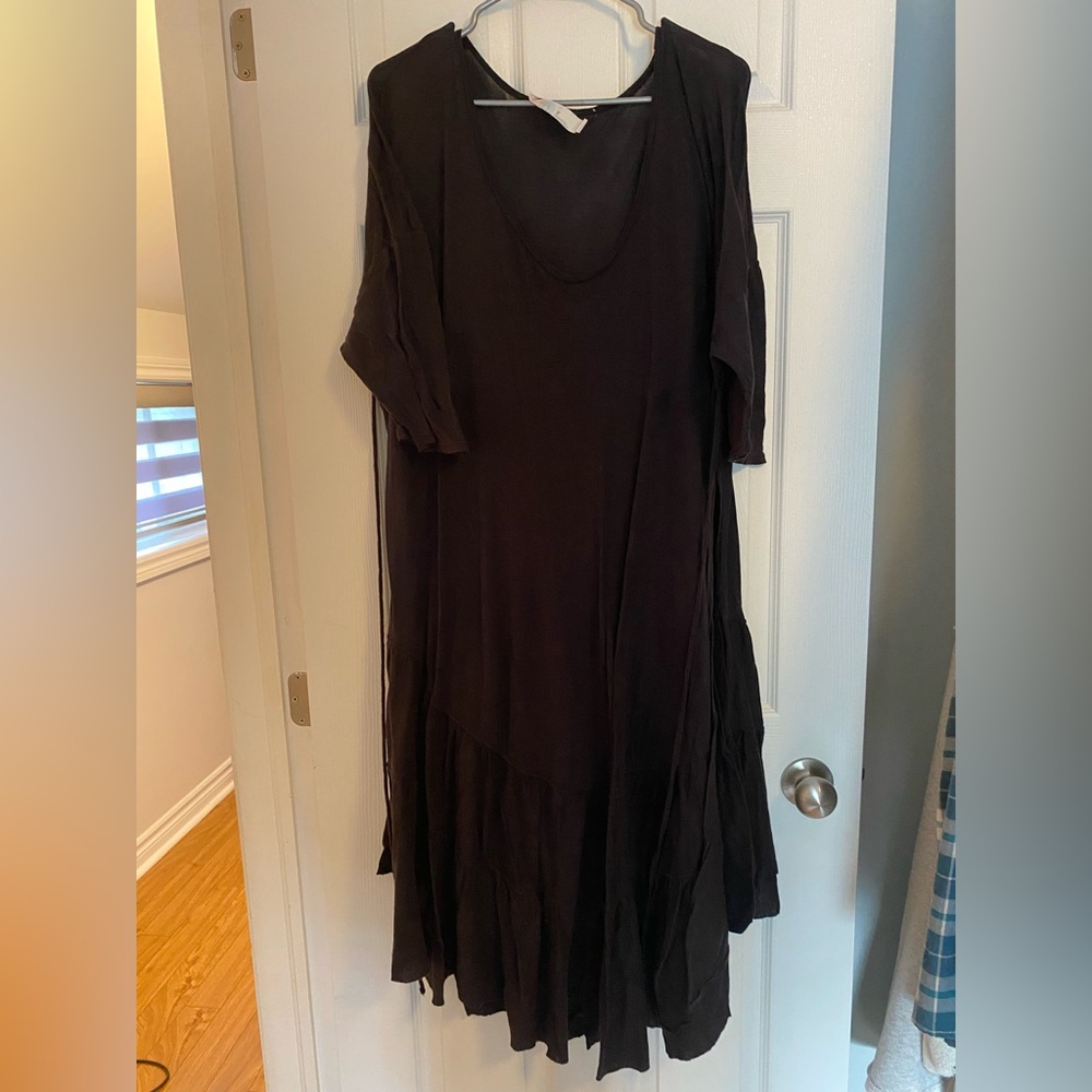 Free People Black Maxi Dress